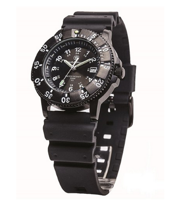 Smith & Wesson Tritium H3 Black Sports Watch