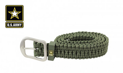 U.S. Army OD Green Paracord Belt small